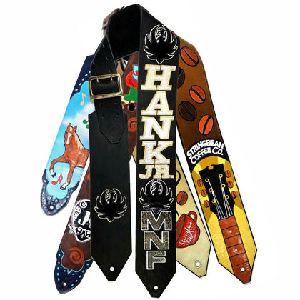 Name & Logo Custom Guitar Straps