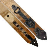 Deerskin Maltese Cross Guitar Strap