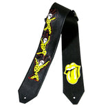 OOAK Stones Voodoo Lounge Leather Guitar Strap #1