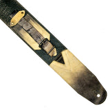 Blue and Cream "Boots" Guitar Strap