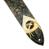 Blue and Cream "Boots" Guitar Strap