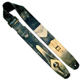 Blue and Cream "Boots" Guitar Strap