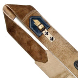 Deerskin Maltese Cross Guitar Strap