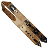 Deerskin Maltese Cross Guitar Strap