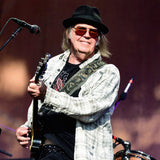 Neil Young Peace Sign and Dove Guitar Strap
