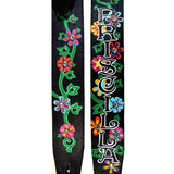 Priscilla Block Custom guitar strap