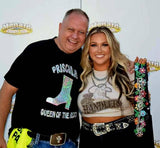 Priscilla Block Custom guitar strap