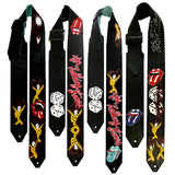 Rolling Stones Themed Guitar Straps