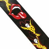 Rolling Stones Themed Guitar Straps