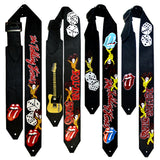 Rolling Stones Themed Guitar Straps