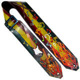 Notes A Fire! Custom Guitar Strap