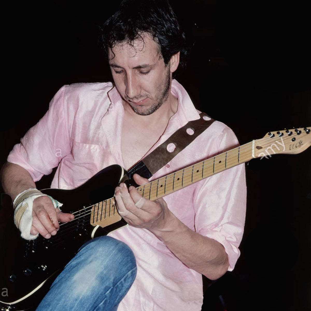pete townshend guitar gear Pete Townshend Shecter Guitar Strap – jerihartstraps