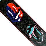 Rolling Stones "Lips" Custom Guitar Straps