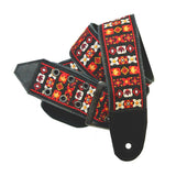Jimi Hendrix Woodstock Textile & Leather Guitar Strap