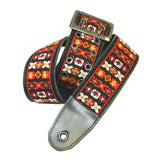 Jimi Hendrix Woodstock Textile & Leather Guitar Strap