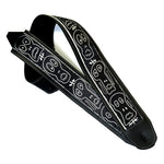 Halloween Ghouls Textile & Leather Guitar Strap