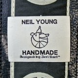 Neil Young Peace Sign and Dove Guitar Strap Jeri Hart Guitar Straps version.