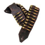 Brown Bandolier Guitar Strap In Stock
