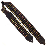Brown Bandolier Guitar Strap In Stock