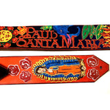 Beatles and Santana Style Custom Guitar Strap 2