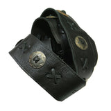 Thin Black Concho Guitar Strap