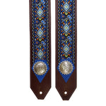 OOAK Textile and Concho Guitar Strap