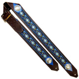 OOAK Textile and Concho Guitar Strap