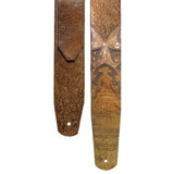 OOAK Western Boot Skulls Guitar Strap