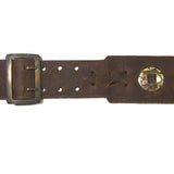 PS Wide Brown Concho Guitar Strap Imperfect *S