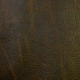 Thin Brown "X" Leather Guitar Strap