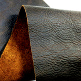 Thin Brown "X" Leather Guitar Strap