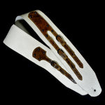 OOAK White Buffalo, Brown Buffalo Guitar Strap