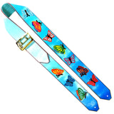 Po's Butterfly Sky Custom Guitar Strap #1