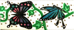 Butterflies Custom Guitar Strap