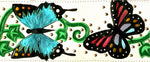 Butterflies Custom Guitar Strap