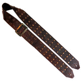Limited Edition Antiqued Copper Star Studded Guitar Strap