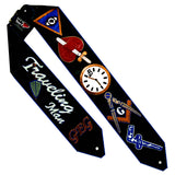 Freemason Custom Guitar Strap Leather