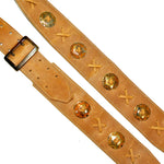 PS Only One Gold Concho Guitar Strap-Long length