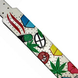 PS OOAK Gram Parsons Nudie Suit Guitar Strap-LSD- *R *S