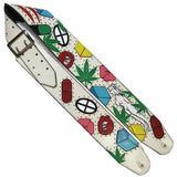 PS OOAK Gram Parsons Nudie Suit Guitar Strap-LSD- *R *S