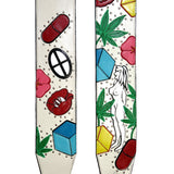 PS OOAK Gram Parsons Nudie Suit Guitar Strap-LSD- *R *S
