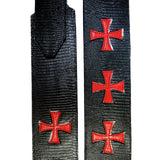 OOAK Knights Templar Guitar Strap-Sample Sale #2