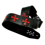 OOAK Knights Templar Guitar Strap-Sample Sale #2