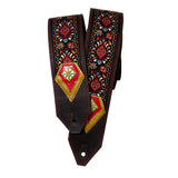 OOAK Textile Ribbon Guitar Strap