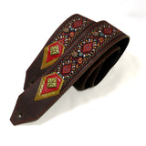 OOAK Textile Ribbon Guitar Strap