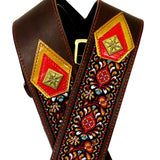 OOAK Textile Ribbon Guitar Strap