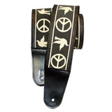 Neil Young Peace Sign and Dove Guitar Strap
