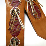 OOAK Wild Wild West Leather Guitar Strap