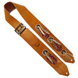 OOAK Wild Wild West Leather Guitar Strap