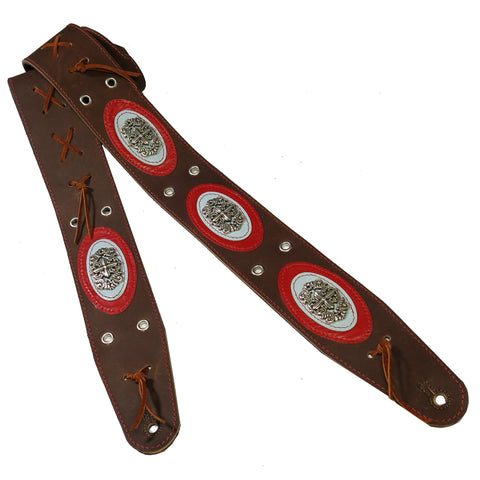 OOAK Over Easy Filligree Guitar Strap